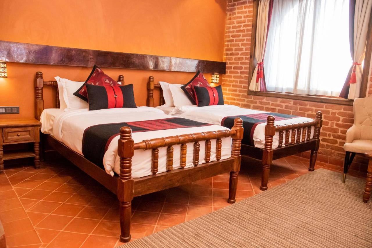 Basera Boutique Hotel 카트만두 외부 사진 A room at the hotel